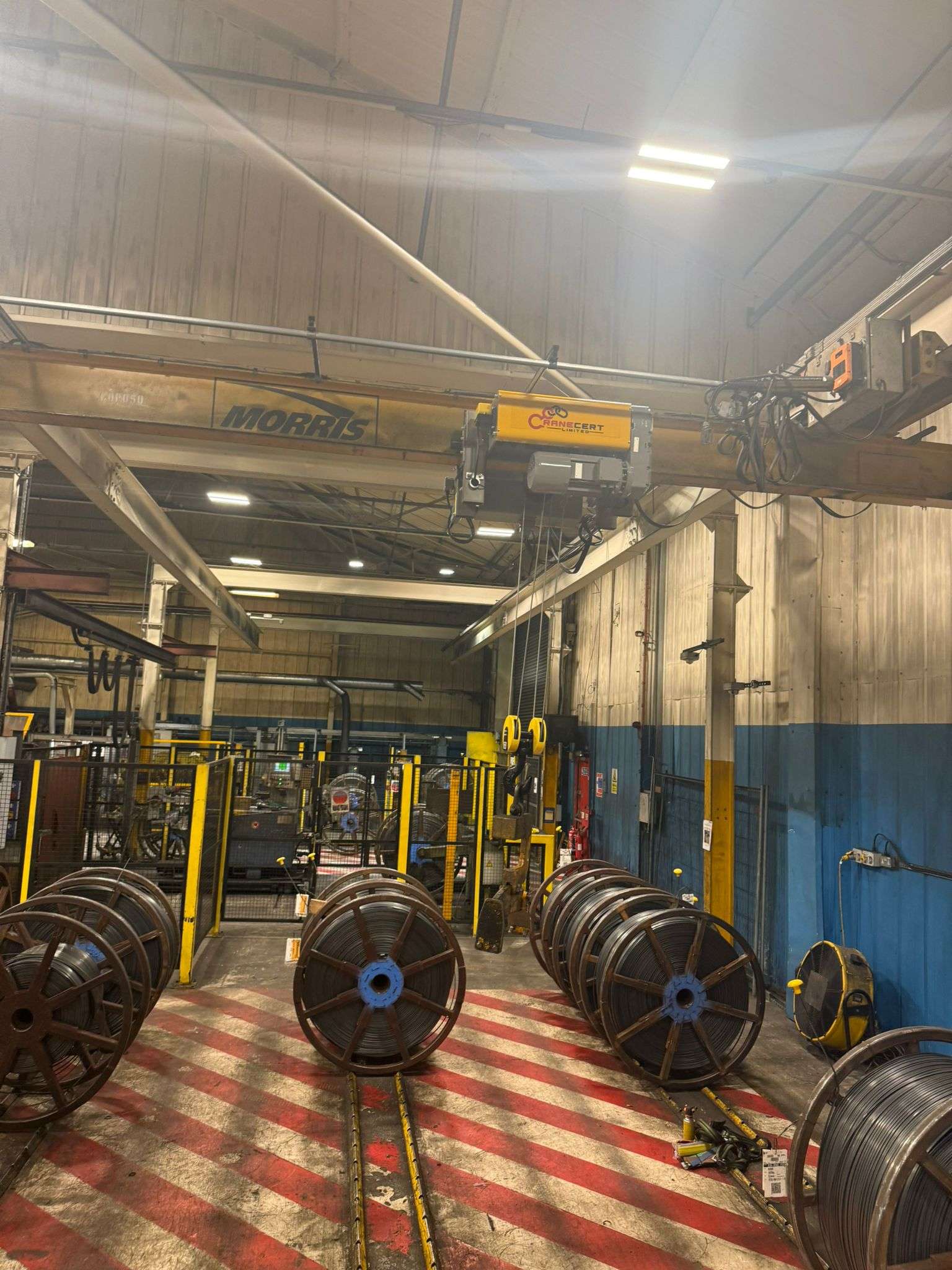 CraneCert branded hoist installed at client site